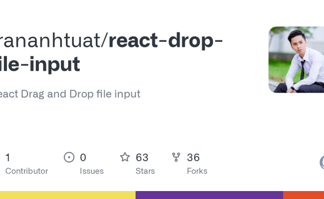 GitHub - Trananhtuat/react-drop-file-input: React Drag And Drop File Input