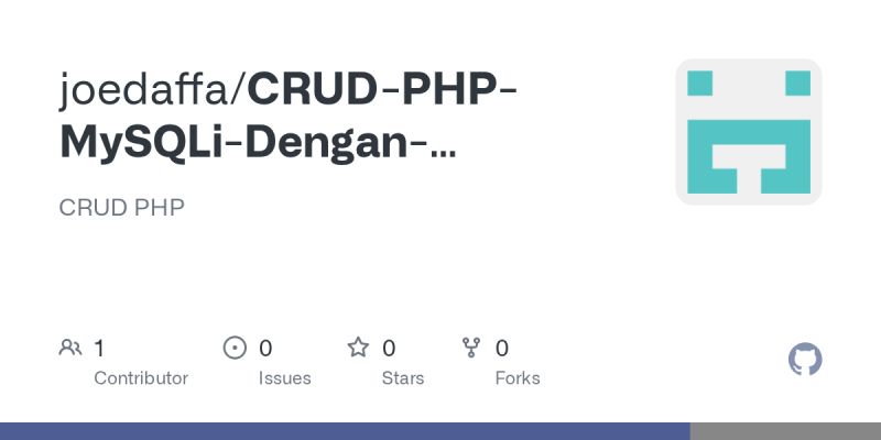 Github Pustakakoding Aplikasi Crud Php8 Mysql8 Bootstrap5 Vanillajs Aplikasi Crud Dengan Php - Premium Colorful Texture Gallery - 8K