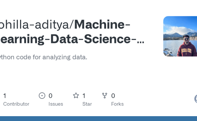 GitHub - Rohilla-aditya/Machine-Learning-Data-Science-Scripts: Python ...