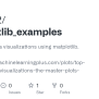 GitHub - Kingbd2/matplotlib_examples: A Library Of Data Visualizations ...