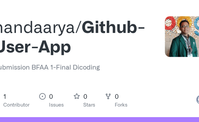 GitHub - Nandaarya/Github-User-App: Submission BFAA 1-Final Dicoding