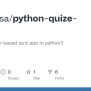 GitHub - Guruvyasa/python-quize-app: A Simple Tkinter Based Quiz App In ...