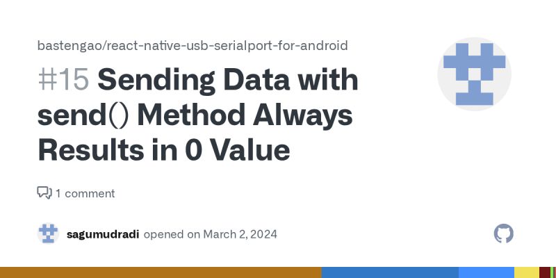 Issues Bastengao React Native Usb Serialport For Android Github - Stunning Full HD Nature Photos | Free Download