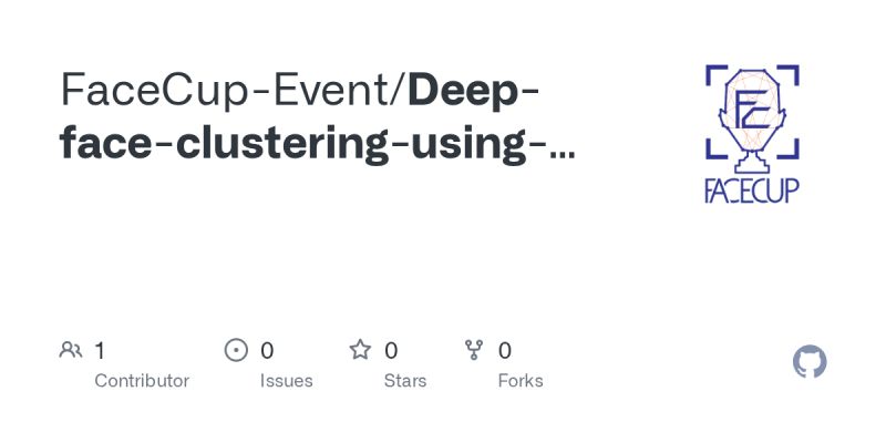 Github Facecup Event Self Supervised Learning Of Face Representations For Video Face Clustering - Premium Space Texture - Full HD