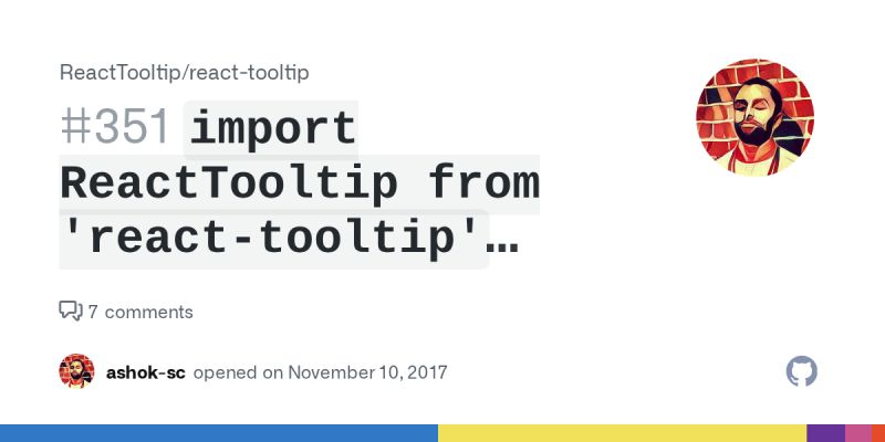 Import Reacttooltip From React Tooltip Doesn T Work Issue 351 Reacttooltip React - Mobile Space Pictures for Desktop