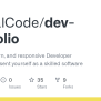 GitHub - DhavalCode/dev-portfolio: A Clean, Modern, And Responsive ...