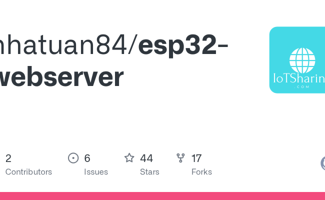 GitHub - Nhatuan84/esp32-webserver