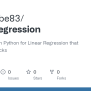 GitHub - Finescribe83/linear_regression: Sample Code In Python For ...