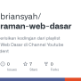 GitHub - Yunusfebriansyah/pemrograman-web-dasar: Repositori Ini ...