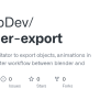 GitHub - SheepDev/blender-export: Addon For Facilitator To Export ...