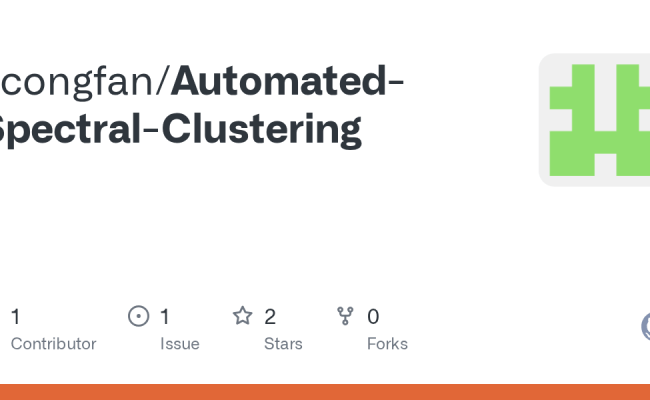 GitHub - Jicongfan/Automated-Spectral-Clustering