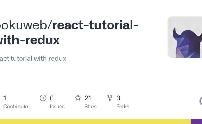 GitHub - Bokuweb/react-tutorial-with-redux: React Tutorial With Redux