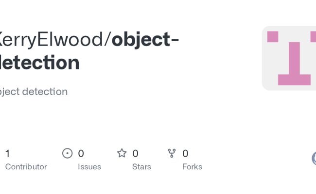 GitHub - KerryElwood/object-detection: Object Detection