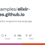 GitHub - Elixir-examples/elixir-examples.github.io: A Collection Of ...