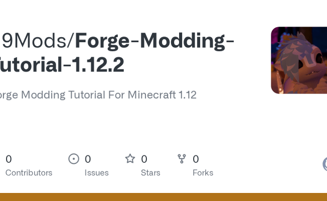 GitHub - 89Mods/Forge-Modding-Tutorial-1.12.2: Forge Modding Tutorial ...
