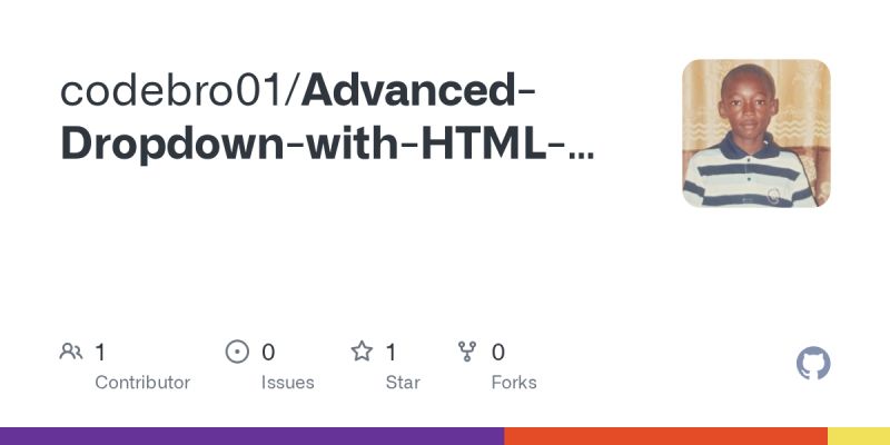 Github Divscode Advanced Dropdown Select With Vanilla Javascript A - Ultra HD Ocean Designs for Desktop