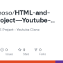 GitHub - Giohermoso/HTML-and-CSS-Project---Youtube-Clone: HTML And CSS ...