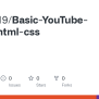 GitHub - Kshitij619/Basic-YouTube-Clone-html-css