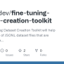 GitHub - Spirus-dev/fine-tuning-dataset-creation-toolkit: This Fine ...