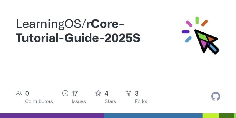 Github Sushadangchu Rcore Lab Note Rcore Tutorial Lab Note - Download Amazing Colorful Image | Ultra HD