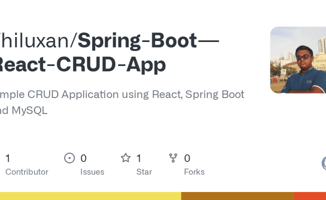 GitHub - Thiluxan/Spring-Boot---React-CRUD-App: Simple CRUD Application ...