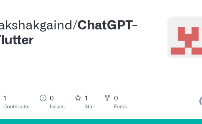 GitHub - Rakshakgaind/ChatGPT-Flutter