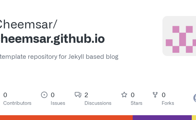 GitHub - Cheemsar/cheemsar.github.io: A Template Repository For Jekyll ...