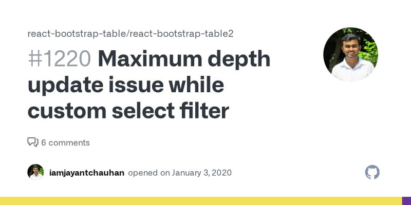 Maximum Update Depth Exceeded When Filtering A Virtual List Issue - Geometric Illustration Collection - Ultra HD Quality
