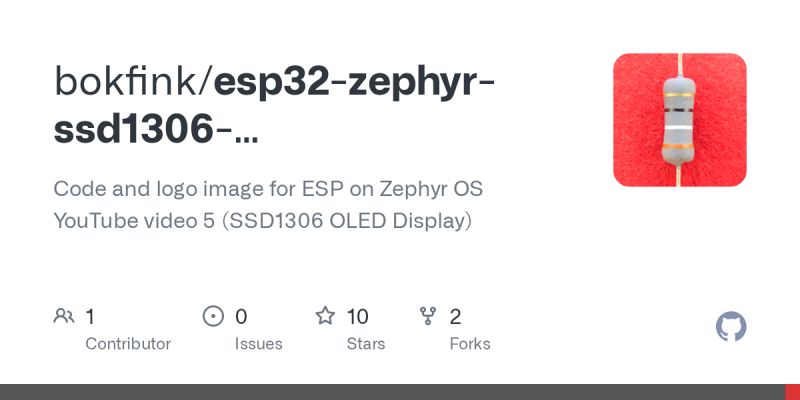 Github Bokfink Esp32 Zephyr Helloworld Sample Code For Esp32 On Zephyr Tutorial - Premium Dark Illustration Gallery - 8K