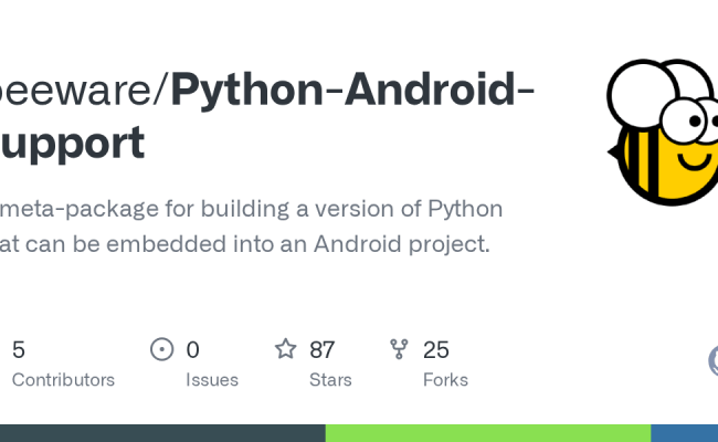 GitHub - Beeware/Python-Android-support: A Meta-package For Building A Version Of Python That ...