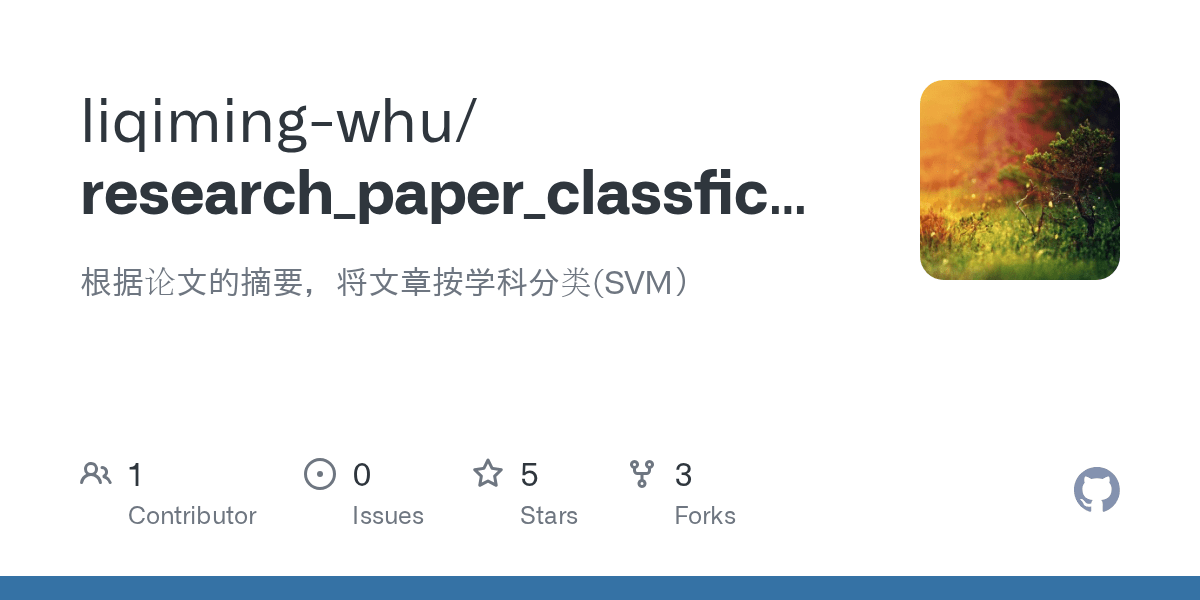 Turut hadir pengarah urusan kumpulan golden peninsular holdings, datuk dr richard cheong kt. Research Paper Classfication Train Data Csv At Master Liqiming Whu Research Paper Classfication Github