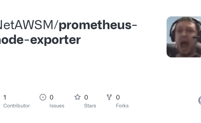 GitHub - NetAWSM/prometheus-node-exporter