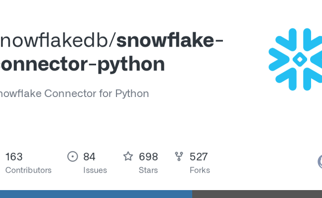 GitHub - Snowflakedb/snowflake-connector-python: Snowflake Connector ...