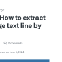How To Extract Pdf Page Text Line By Line? · Pymupdf PyMuPDF · Discussion #3552 · GitHub