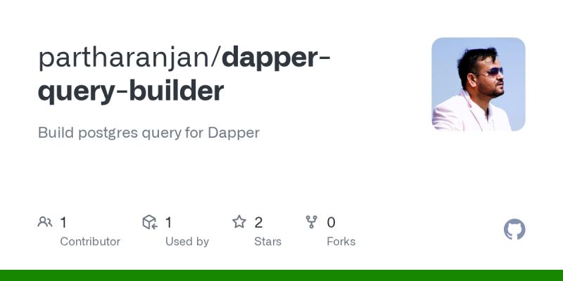 Github Coderresulonder Dappersqlqueryexecutecsharp C Dapper - Modern Gradient Background - Ultra HD