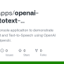 GitHub - Tsjdev-apps/openai-speechtotext-texttospeech: Simple .NET ...
