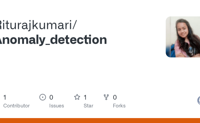 GitHub - Riturajkumari/Anomaly_detection