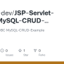 GitHub - Ypenev-dev/JSP-Servlet-JDBC-MySQL-CRUD-Example: JSP-Servlet ...