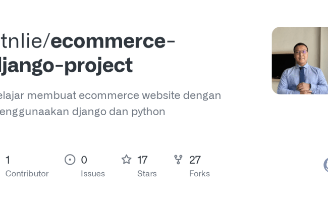 GitHub - Atnlie/ecommerce-django-project: Belajar Membuat Ecommerce ...