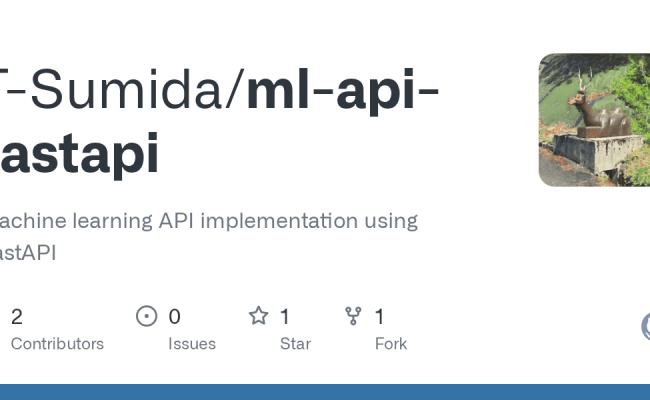 GitHub - T-Sumida/ml-api-fastapi: Machine Learning API Implementation ...