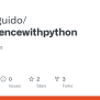 GitHub - Andreaguido/datasciencewithpython: For Master Class