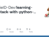 Github Danield Dev Learning Fullstack With Python Django