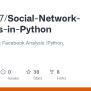 GitHub - Miladfa7/Social-Network-Analysis-in-Python: Social Network ...