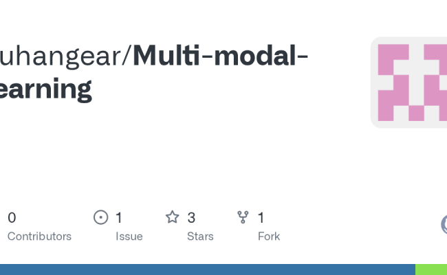GitHub - Yuhangear/Multi-modal-learning