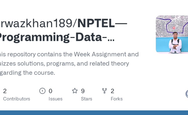 GitHub - Arwazkhan189/NPTEL---Programming-Data-Structures-And ...