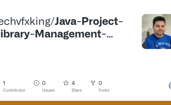GitHub - Techvfxking/Java-Project-Library-Management-system-using-swing ...