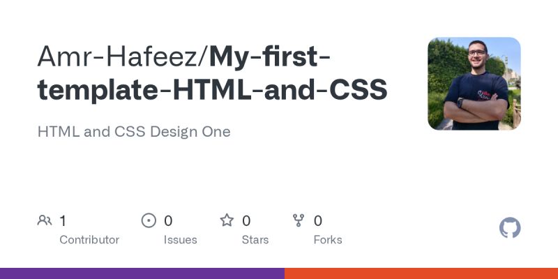Github Abdulqdos Html And Css Template One This My First Template In Css And Html - Classic Colorful Pattern - High Resolution
