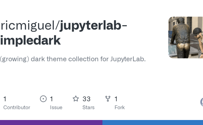 GitHub - Ericmiguel/jupyterlab-simpledark: A (growing) Dark Theme ...