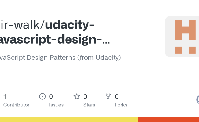 GitHub - Air-walk/udacity-javascript-design-patterns: JavaScript Design ...