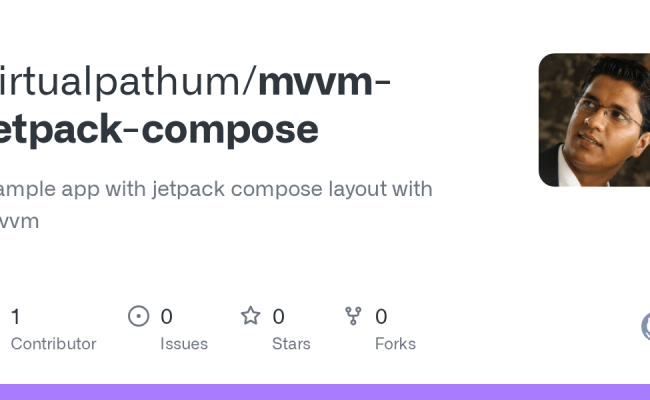 GitHub - Virtualpathum/mvvm-jetpack-compose: Sample App With Jetpack ...